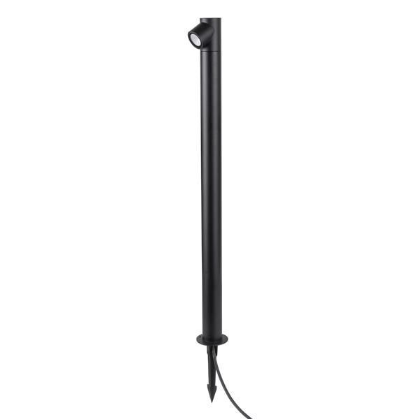 ΚΟΛΩΝΑΚΙ ΑΛΟΥΜΙΝΙΟΥ 5W Φ55XH:800mm IP65 3000K ΜΑΥΡΟ ARTE ILLUMINA Eurolamp 145-20650