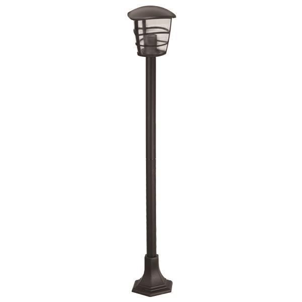 ARTE ILLUMINA ΚΟΛΩΝΑΚΙ ΔΑΠΕΔΟΥ ΤΡΙΓΩΝΙΚΟ Ε27 170X1100mm IP44 ΜΑΥΡΟ Eurolamp 145-20620