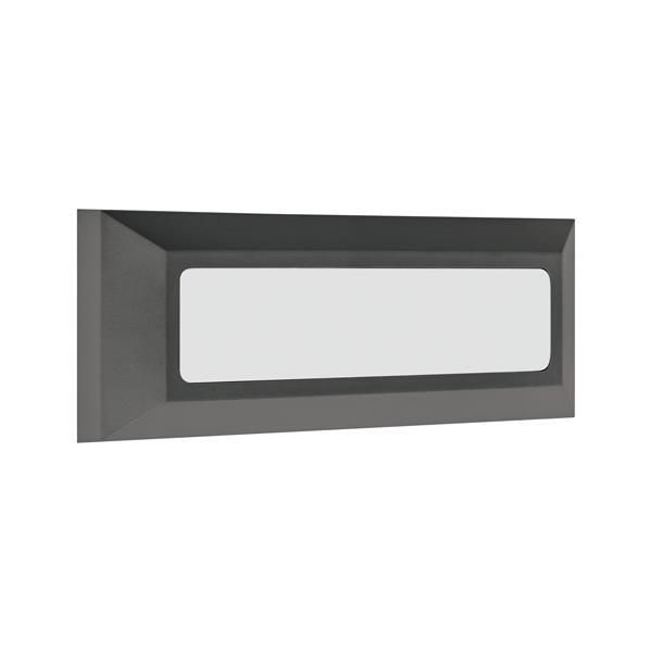 ΦΩΤΙΣΤΙΚΟ ΤΟΙΧΟΥ SLIM LED 4W IP65 230V 3CCT 230X80mm ΓΡΑΦΙΤΗΣ PRO ARTE ILLUMINA Eurolamp 145-52073