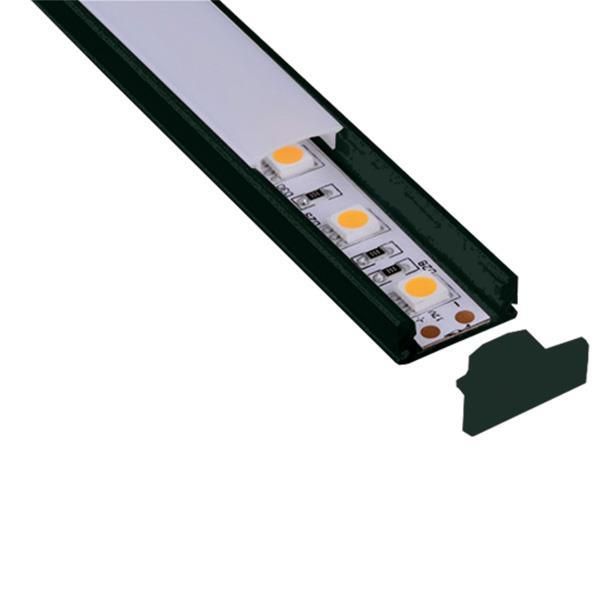 ΠΡΟΦΙΛ ΕΞΩΤΕΡΙΚΟ 2000*17*9 90° ΜΑΥΡΟ Eurolamp 145-70950