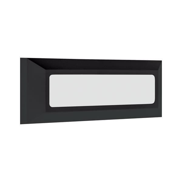 ΦΩΤΙΣΤΙΚΟ ΤΟΙΧΟΥ SLIM LED 4W IP65 230V 3CCT 230X80mm ΜΑΥΡΟ PRO ARTE ILLUMINA Eurolamp 145-52071