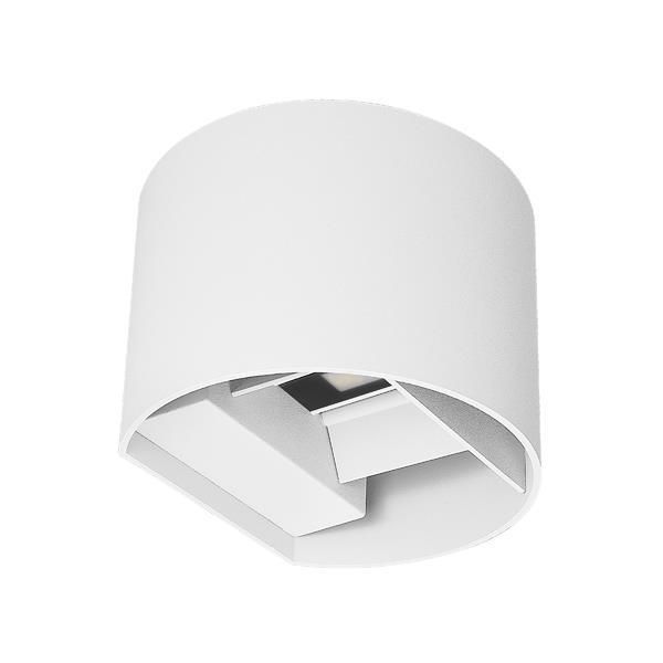 ΑΠΛΙΚΑ ΤΟΙΧΟΥ ΑΛΟΥΜΙΝΙΟΥ ΛΕΥΚΗ 10W 3CCT 135X120X100mm ME GLASS DIFUSER ARTE ILLUMINA Eurolamp 145-20253