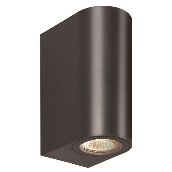 ΑΠΛΙΚΑ ΤΟΙΧΟΥ UP-DOWN ΟΒΑΛ GU10 IP54 ΜΑΥΡΗ ARTE ILLUMINA Eurolamp 145-82065