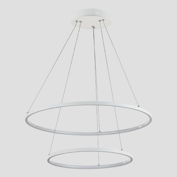 ΦΩΤΙΣΤΙΚΟ ΚΡΕΜΑΣΤΟ ΣΤΡΟΓΓΥΛΟ LED 37W Φ40XΦ60X120 ΛΕΥΚΟ ARTE ILLUMINA DOPPIA Eurolamp 144-15004