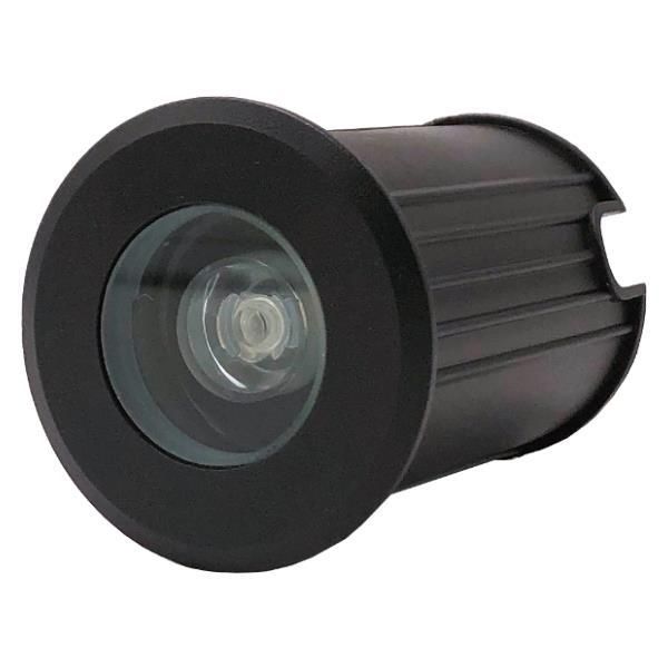 ΦΩΤΙΣΤΙΚΟ ΔΑΠΕΔΟΥ ΕΞΩΤΕΡΙΚΟ LED 3W IP65 85-265V Φ62mm ΜΑΥΡΟ PRO ARTE ILLUMINA Eurolamp 145-52550