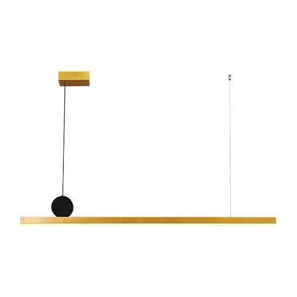 ARTE ILLUMINA ΦΩΤΙΣΤΙΚΟ ΓΡΑΜΜΙΚΟ ΜΟΝΟΦΩΤΟ LED 25W ΜΑΥΡΟ L118*H13CM, 3 CCT Eurolamp 144-16025