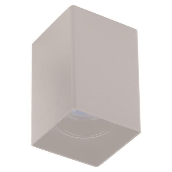 ΦΩΤΙΣΤΙΚΟ ΟΡΟΦΗΣ ΤΕΤΡΑΓΩΝΟ GU10 80X80X125 ΠΛΑΣΤΙΚΟ ΛΕΥΚΟ BOXI Eurolamp 145-25025
