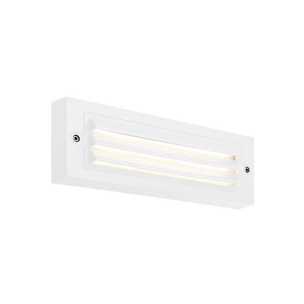 ΦΩΤΙΣΤΙΚΟ ΤΟΙΧΟΥ ΜΕ ΓΡΙΛΙΕΣ LED 6W 255X42X90 3CCT IP65 ΛΕΥΚΟ "SENARIO" ARTE ILLUMINA Eurolamp 145-52108