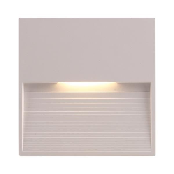 ΑΠΛΙΚΑ ΤΟΙΧΟΥ SLIM LED 3W 120X120X12 3000K IP65 ΛΕΥΚΗ PLUS ARTE ILLUMINA Eurolamp 145-52101