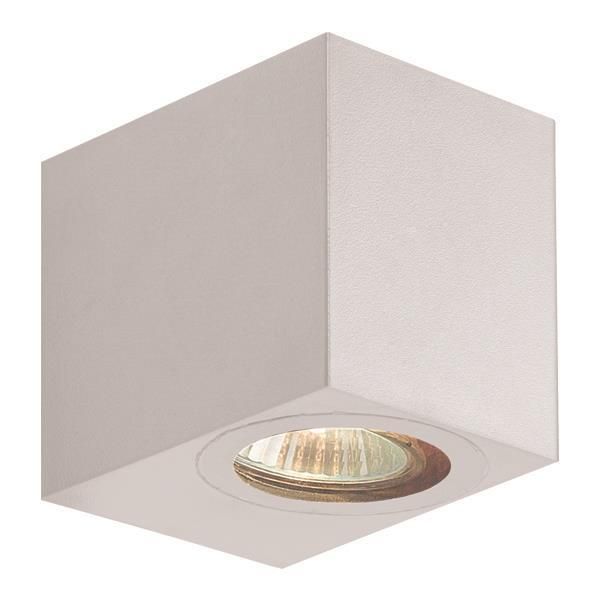 ΑΠΛΙΚΑ ΤΟΙΧΟΥ DOWN ΤΕΤΡΑΓΩΝΗ GU10 IP54 ΛΕΥΚΗ ARTE ILLUMINA Eurolamp 145-82070