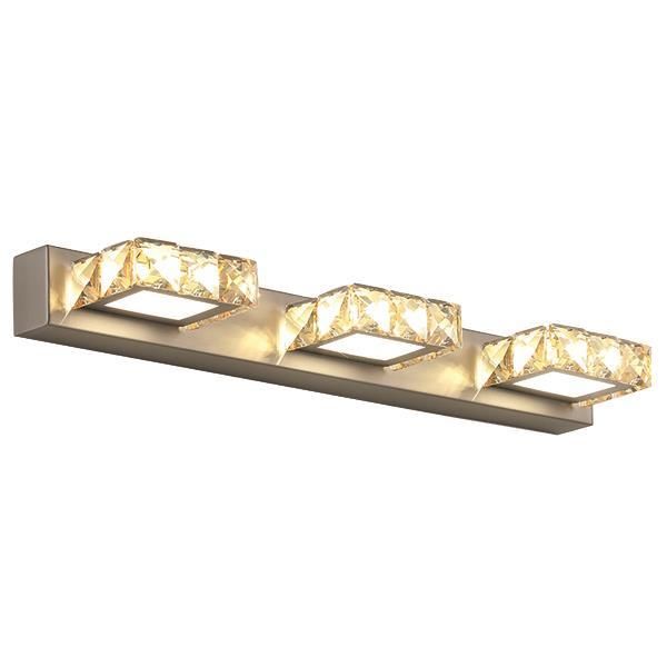 ARTE ILLUMINA ΑΠΛΙΚΑ ΤΟΙΧΟΥ  LED 9W 4000Κ ΤΕΤΡΑΓΩΝΟ 3Φ 460X50X116 ΝΙΚΕΛ Eurolamp 144-80009