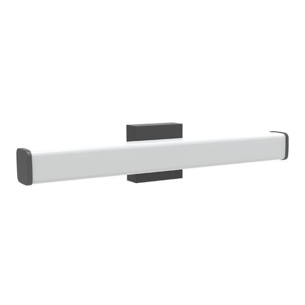 ΑΠΛΙΚΑ ΜΠΑΝΙΟΥ ΤΕΤΡΑΓΩΝΗ 15W 3CCT 600m IP44 ΜΑΥΡΗ ARTE ILLUMINA PALM Eurolamp 144-80544