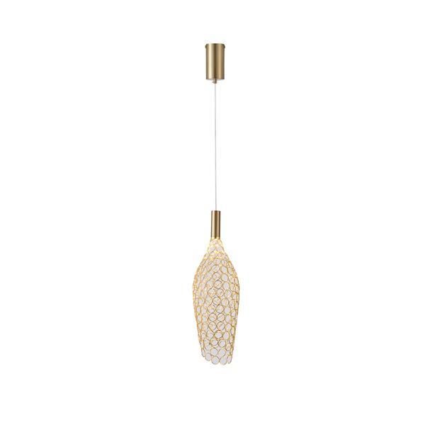 ΦΩΤΙΣΤΙΚΟ ΜΟΝΟΦΩΤΟ ΜΕΤΑΛΛΟ  LED 6,3W 3000Κ 648lm 146x1780mm ΧΡΥΣΟ ARTE ILLUMINA PERFORATO Eurolamp 144-15063