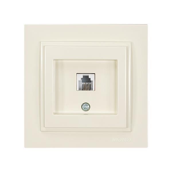 ΠΡΙΖΑ ΤΗΛΕΦΩΝΟΥ MONH RJ 11 ΜΠΕΖ Eurolamp 152-10238