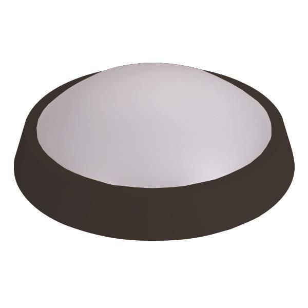 ΦΩΤΙΣΤΙΚΟ ΤΟΙΧΟΥ ΣΤΡΟΓΓΥΛΟ LED 30W Φ320X102 4000K IP65 ΜΑΥΡΟ PLUS ARTE ILLUMINA Eurolamp 145-20037