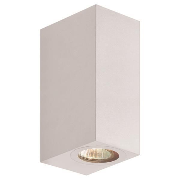 ΑΠΛΙΚΑ ΤΟΙΧΟΥ UP-DOWN ΤΕΤΡΑΓΩΝΗ GU10 IP54 ΛΕΥΚΗ ARTE ILLUMINA Eurolamp 145-82074