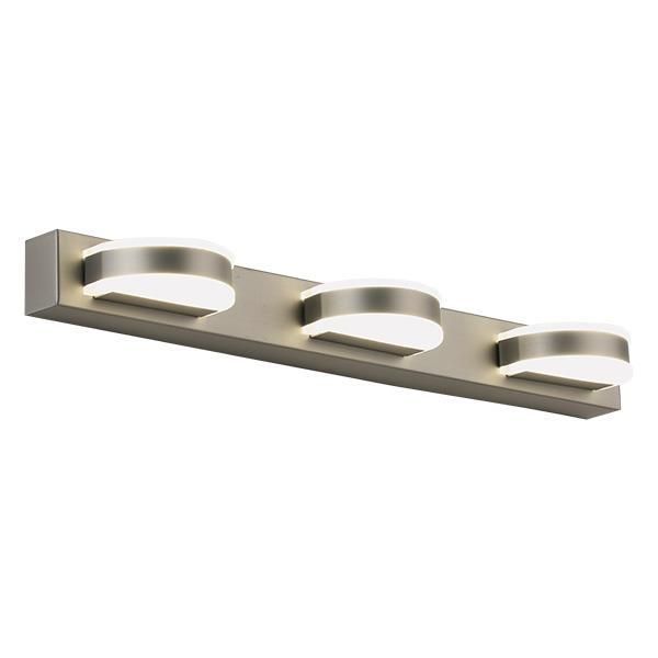ARTE ILLUMINA ΑΠΛΙΚΑ ΤΟΙΧΟΥ  LED 12W 4000Κ ΟΒΑΛ 3Φ 500X50X100 ΝΙΚΕΛ Eurolamp 144-80003