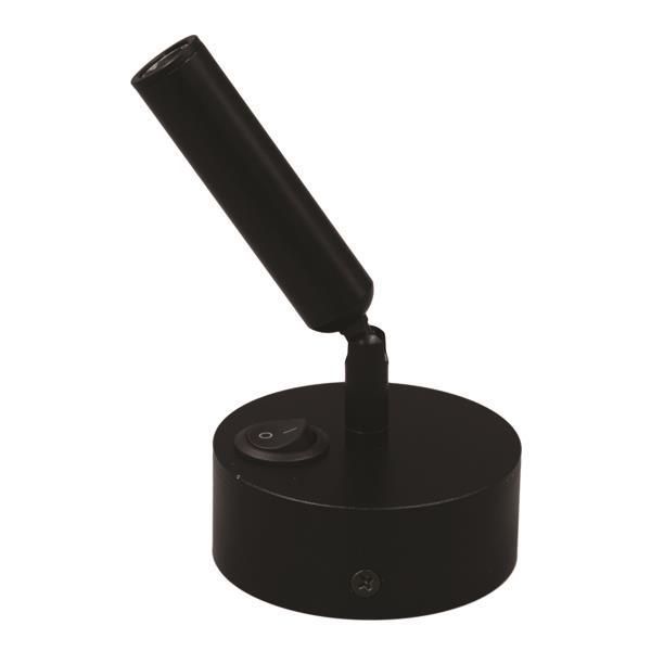 ΣΠΟΤ ΕΞΩΤΕΡΙΚΟ ΚΙΝΗΤΟ "ARISTON 2" 3W LED 3000K ΜΑΥΡΟ PLUS ARTE ILLUMINA Eurolamp 145-25213