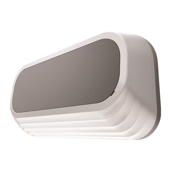 ΑΠΛΙΚΑ ΤΟΙΧΟΥ ΟΒΑΛ LED 12W 240X120X45 3000K IP54 ΓΚΡΙ PRO ARTE ILLUMINA Eurolamp 145-20209
