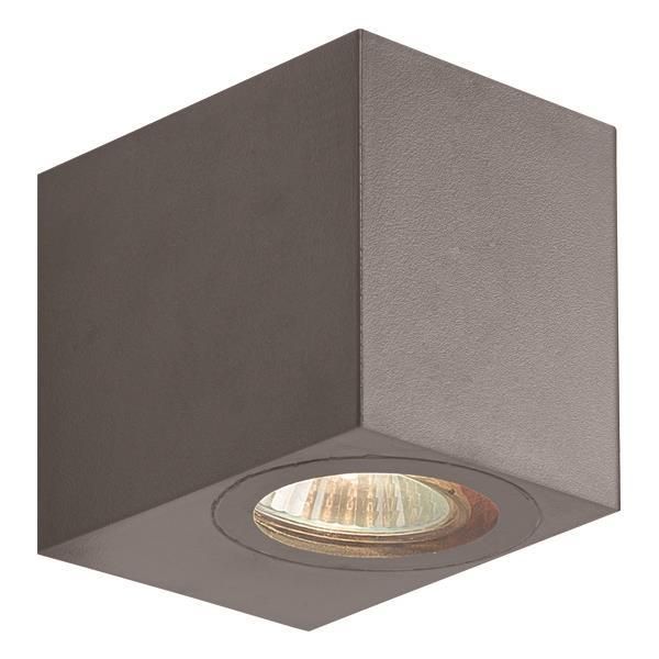 ΑΠΛΙΚΑ ΤΟΙΧΟΥ DOWN ΤΕΤΡΑΓΩΝΗ GU10 IP54 ΓΡΑΦΙΤΗΣ ARTE ILLUMINA Eurolamp 145-82073