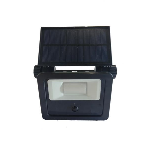 ΑΠΛΙΚΑ ΜΑΥΡΗ ΜΕ ΗΛΙΑΚΟ PANEL & ΑΝΙΧΝΕΥΤΗ ΚΙΝΗΣΗΣ 8W  850LM 148X40X180mm 3CCT ARTE ILLUMINA Eurolamp 145-20820