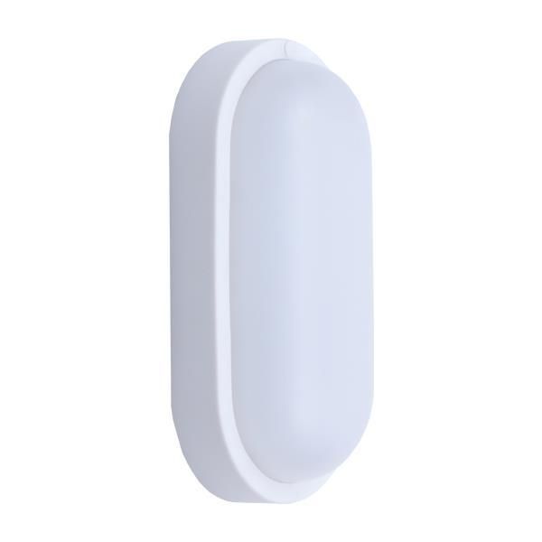 ΦΩΤΙΣΤΙΚΟ ΤΟΙΧΟΥ ΟΒΑΛ LED 12W 205X105X54 3000K IP54 ΛΕΥΚΟ PLUS ARTE ILLUMINA Eurolamp 145-20013