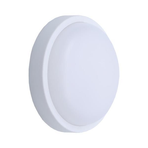 ΦΩΤΙΣΤΙΚΟ ΤΟΙΧΟΥ ΣΤΡΟΓΓΥΛΟ LED 18W Φ200X55 12/24V AC/DC 6500K IP54 ΛΕΥΚΟ PLUS ARTE ILLUMINA Eurolamp 145-20041