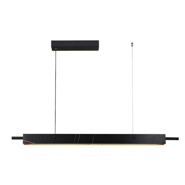 ARTE ILLUMINA ΦΩΤΙΣΤΙΚΟ ΚΡΕΜΑΣΤΟ ΓΡΑΜΜΙΚΟ LED 20W ΜΑΥΡΟ L124*W5.6*H7CM 3 CCT Eurolamp 144-16020