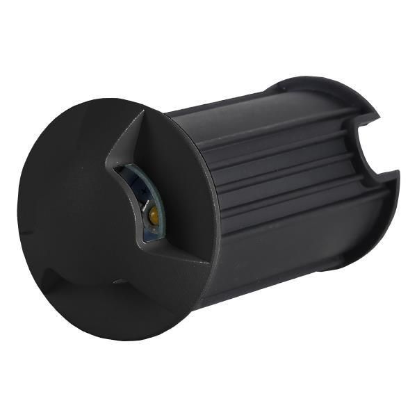 ΦΩΤΙΣΤΙΚΟ ΔΑΠΕΔΟΥ ΕΞΩΤΕΡΙΚΟ 3F LED 3W IP65 85-265V Φ62mm ΜΑΥΡΟ PRO ARTE ILLUMINA Eurolamp 145-52553