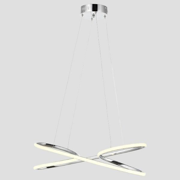 ΦΩΤΙΣΤΙΚΟ ΚΡΕΜΑΣΤΟ ΟΒΑΛ LED 40W670X200X200 4000Κ ΝΙΚΕΛ ARTE ILLUMINA SATURN Eurolamp 144-15014