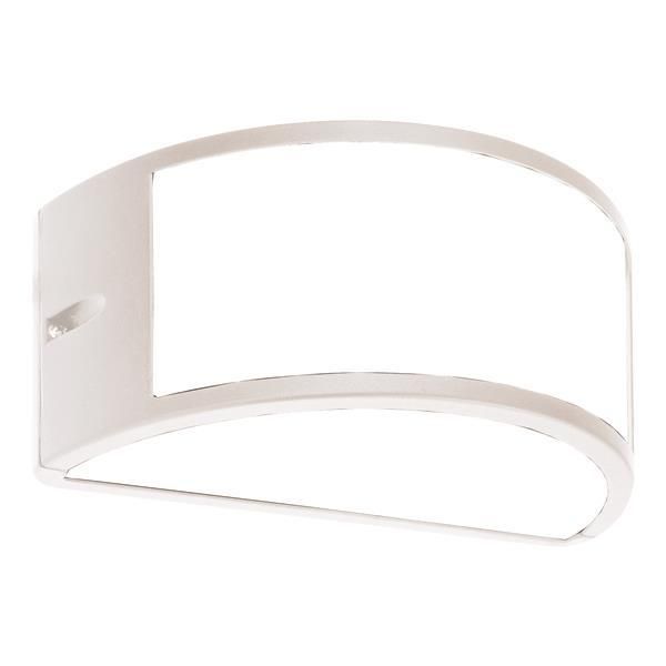 ΑΠΛΙΚΑ ΤΟΙΧΟΥ ΟΒΑΛ E27 MAX 10W LED 220X121X108 IP54 ΛΕΥΚΗ PRO ARTE ILLUMINA Eurolamp 145-20210