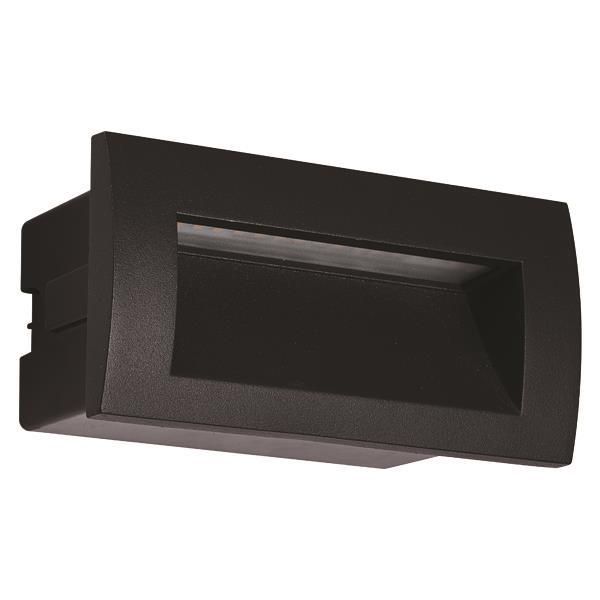 ΦΩΤΙΣΤΙΚΟ ΧΩΝΕΥΤΟ LED 3W IP54 220-240V 140X70X70mm ΜΑΥΡΟ PRO ARTE ILLUMINA Eurolamp 145-52502