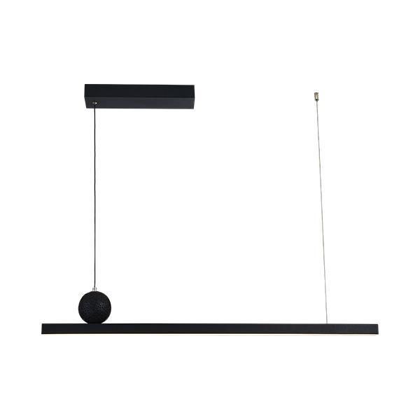 ΦΩΤΙΣΤΙΚΟ ΓΡΑΜΜΙΚΟ ΜΟΝΟΦΩΤΟ ΑΛΟΥΜΙΝΙΟ LED 18W 3CCT 1308lm  ΜΑΥΡΟ ARTE ILLUMINA TRAMA Eurolamp 144-16022