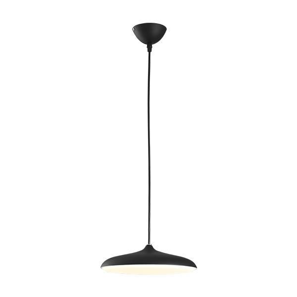 ARTE ILLUMINA SATURN ΦΩΤΙΣΤΙΚΟ ΚΡΕΜΑΣΤΟ ΜΟΝΟΦΩΤΟ LED 10W ΜΑΥΡΟ Φ25*H6CM, 3 CCT Eurolamp 144-15034