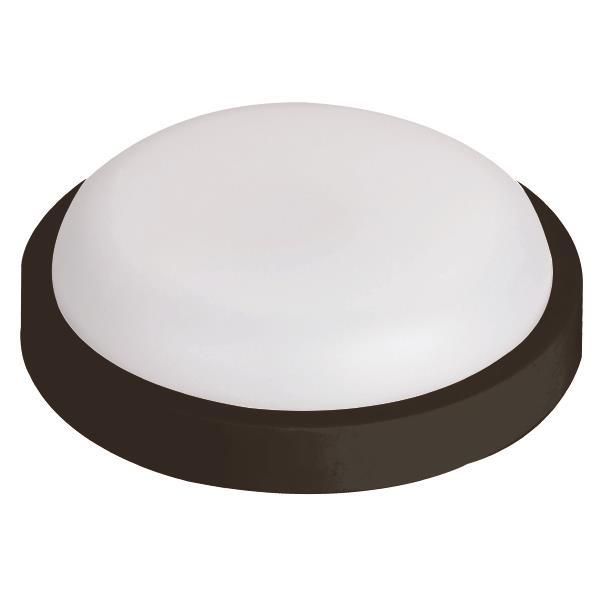 ΦΩΤΙΣΤΙΚΟ ΤΟΙΧΟΥ ΣΤΡΟΓΓΥΛΟ LED 18W Φ200X55 4000K IP54 ΜΑΥΡΟ PLUS ARTE ILLUMINA Eurolamp 145-20030