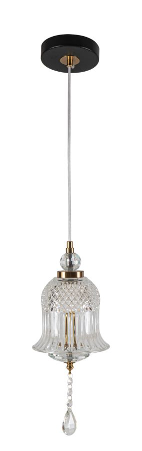 PDC 723-1 TR ΓΥΑΛΙΝΗ ΚΑΜΠΑΝΑ LED-5W  ΜΕ ΔΙΑΚΟΣΜΗΤΙΚΟ ΚΡΥΣΤΑΛΛΟ ARlight 0084654