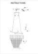 SE21-14-8 IMPERIAL GOLD 80*30*120cm E14*8  2 YEARS WARRANTY HOMELIGHTING 77-51206