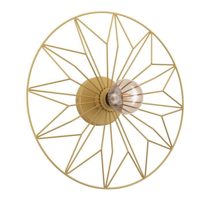 Φωτιστικό Πλαφονιέρα Οροφής 42,5cm 1xE27 Χρυσό Eglo Castanuelo 43443