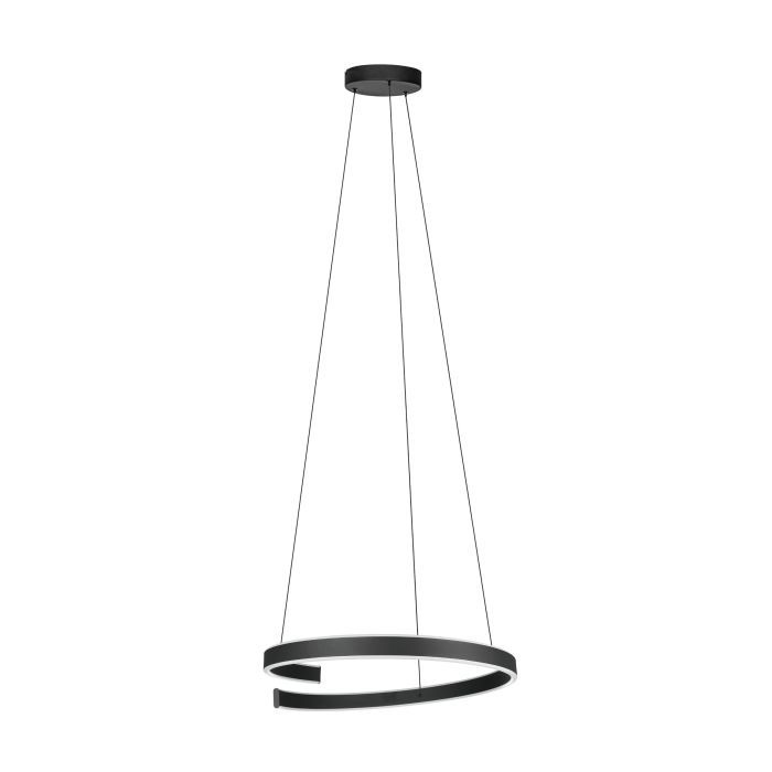 Φωτιστικό Κρεμαστό Ø600xH1540mm Led Tunable 42,5w 5300lm Μαύρο Eglo Andabaia-Z 900404