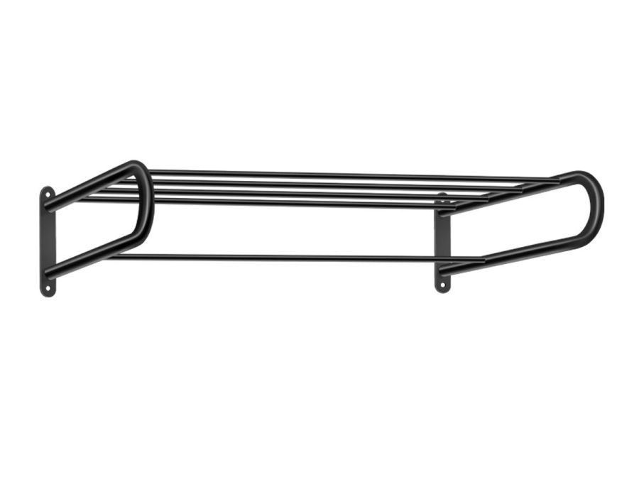 Ραφιέρα Πετσετών 60 εκ. Sanco Towel Racks Black Mat 0903-M116  