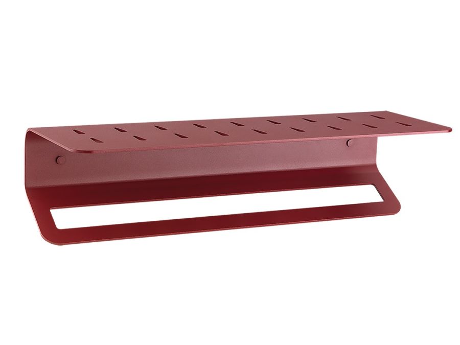 Ραφιέρα Επίτοιχη 60εκ. Μπορντώ Sanco Avaton Bordeaux Grained 120163-Z121