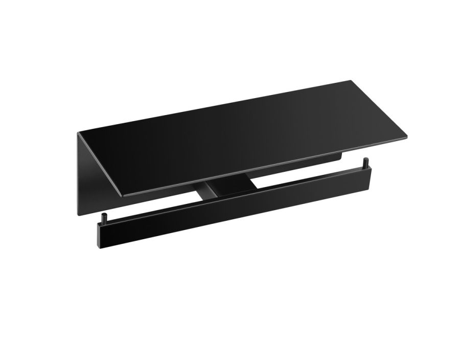 Χαρτοθήκη Διπλή με Καπάκι Black Mat Sanco Agora 120627-M116