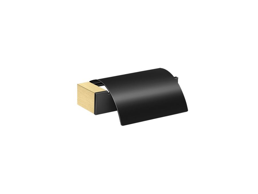 Χαρτοθήκη με Καπάκι Brass-Black Mat Sanco Allegory 25617-AB12-M116