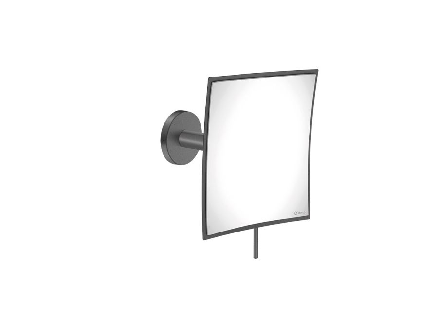 Καθρέπτης Μεγεθυντικός Επτοίχιος Μεγέθυνση x3 Antracite Grained Sanco Cosmetic Mirrors MR-202-M118