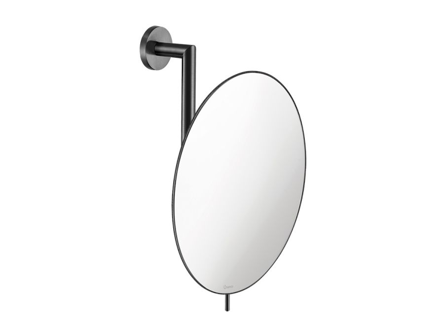 Καθρέπτης Μεγεθυντικός Επιτοίχιος Ø25 εκ. Μεγέθυνση x5 Brushed Gun Metal Sanco Mirrors MR-764-AB23