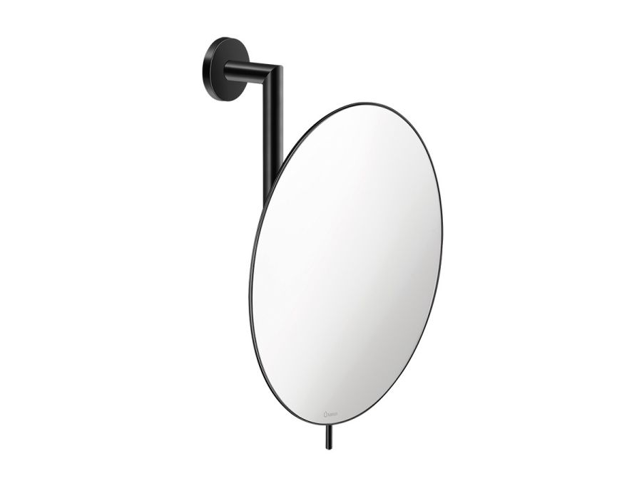 Καθρέπτης Μεγεθυντικός Επιτοίχιος Ø25 εκ. Μεγέθυνση *5 Black Mat Sanco Mirrors MR-764-M116