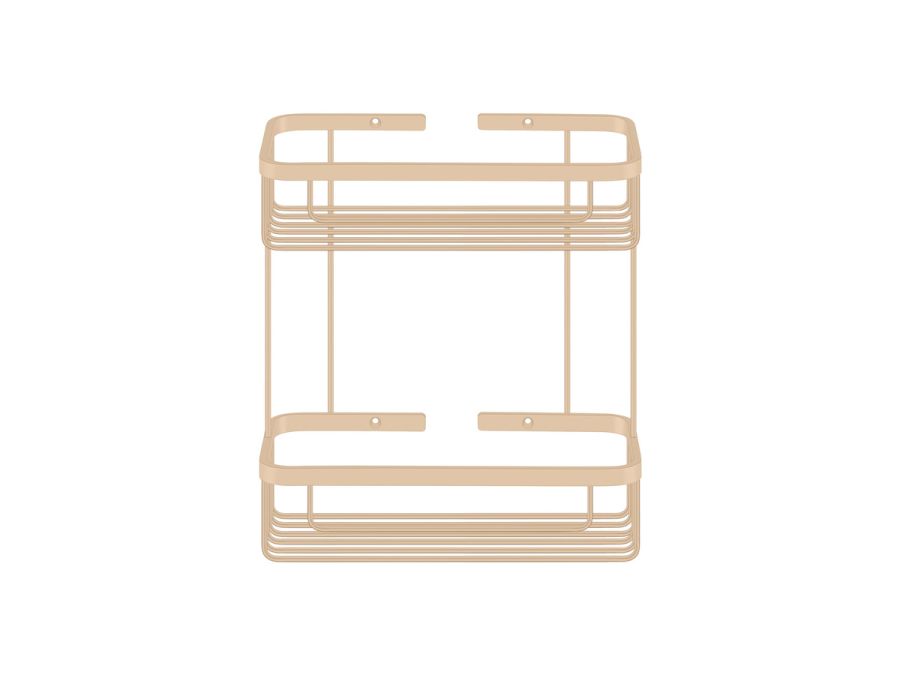 Sanco Shower Baskets Διπλή παραλ/μη Θήκη Μόκα ματ 00004-M103
