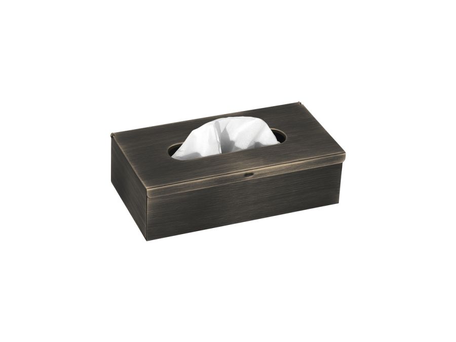 Sanco Tissue Dispensers Tissue Box Free standing | Wall mounted (AISI 304) Σκούρο μπρονζέ ματ 00102-DM25
