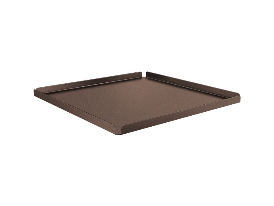 Sanco Hotel Amenities Coffee tray (AISI 304) Wenge ανάγλυφο 00134-Α75
