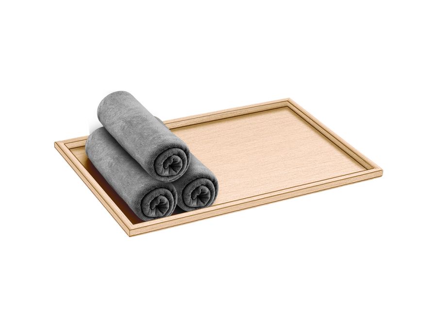 Sanco Hotel Amenities Guest Towel Tray PVD θερμό μπρονζέ βουρτσιστό 00136-PVD-01BR